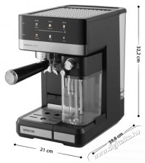 Sencor SES 4060BK Espresso k&aacute;v&eacute;főző Konyhai term&eacute;kek - K&aacute;v&eacute;főző / k&aacute;v&eacute;&ouml;rlő / kieg&eacute;sz&iacute;tő - Pressz&oacute; k&aacute;v&eacute;főző - 537614