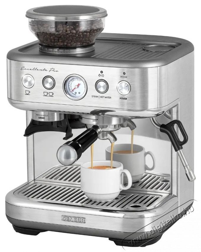 Sencor SES 6010SS Pressz&oacute;k&aacute;v&eacute;főző Konyhai term&eacute;kek - K&aacute;v&eacute;főző / k&aacute;v&eacute;&ouml;rlő / kieg&eacute;sz&iacute;tő - Pressz&oacute; k&aacute;v&eacute;főző - 400655