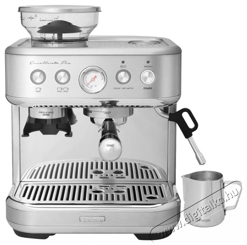 Sencor SES 6010SS Pressz&oacute;k&aacute;v&eacute;főző Konyhai term&eacute;kek - K&aacute;v&eacute;főző / k&aacute;v&eacute;&ouml;rlő / kieg&eacute;sz&iacute;tő - Pressz&oacute; k&aacute;v&eacute;főző - 400655