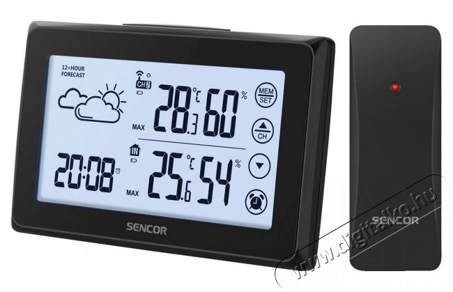 Sencor SWS2850 időjárás állomás Háztartás / Otthon / Kültér - Lakásfelszerelés - Időjárás állomás - 366824