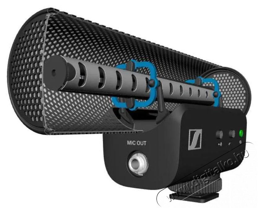 Sennheiser MKE 400 Fot&oacute;-Vide&oacute; kieg&eacute;sz&iacute;tők - Mikrofon - Fot&oacute;-vide&oacute; mikrofon - 525962