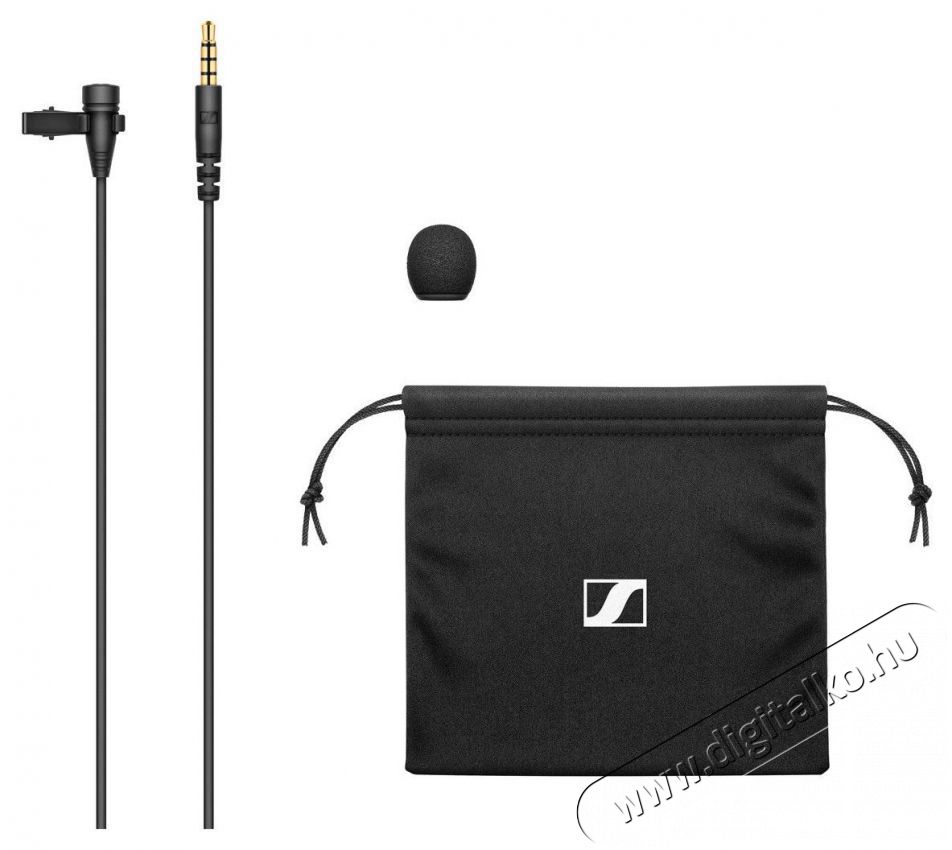 Sennheiser XS Lav Mobile Fot&oacute;-Vide&oacute; kieg&eacute;sz&iacute;tők - Mikrofon - Cs&iacute;ptetős, fej &eacute;s kitűző mikrofon - 525958