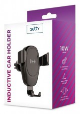 SETTY TF-0034 IUS-01 10W univerzális szellőzőrácsba illeszthető vezeték nélküli autós töltő és tartó Autóhifi / Autó felszerelés - Autós / autóhifi kiegészítő - Egyéb autós kiegészítő - 438984