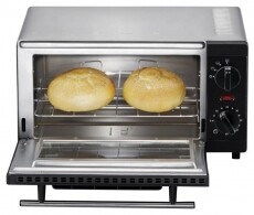 Severin TO2052 mini sütő - fekete Konyhai termékek - Sütő-főzőlap, tűzhely (szabadonálló) - Mini sütő / mini grill / mini konyha - 331179