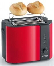 Severin AT2217 kenyérpirító - piros Konyhai termékek - Konyhai kisgép (sütés / főzés / hűtés / ételkészítés) - Kenyérpirító - 361085