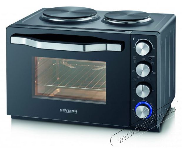 Severin TO 2074 Minisütő Konyhai termékek - Sütő-főzőlap, tűzhely (szabadonálló) - Mini sütő / mini grill / mini konyha - 386477