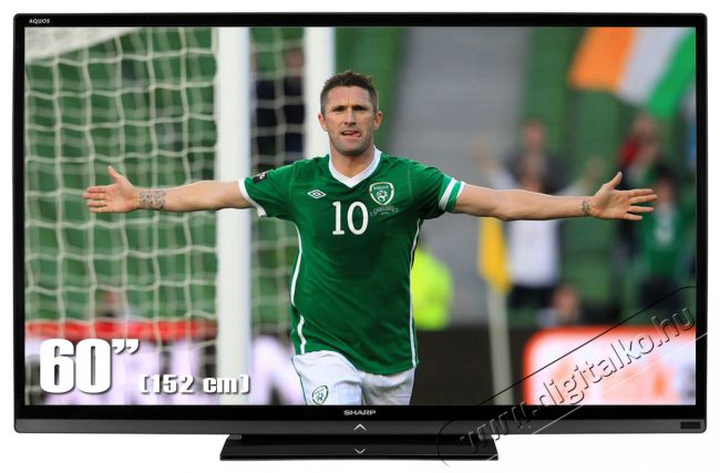 SHARP LC-60LE740E Televíziók - LED televízió - 1080p Full HD felbontású - 254122