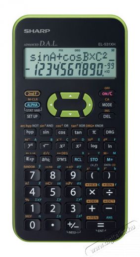SHARP EL531 számológép - zöld Iroda és számítástechnika - Számológép - Tudományos - 302205