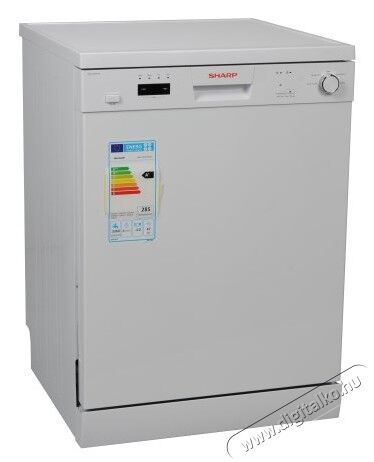 SHARP QW-C13F471W mosogatógép Konyhai termékek - Mosogatógép - Normál (60cm) szabadonálló mosogatógép - 289423