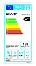 SHARP QWS24F443IEU mosogatógép Konyhai termékek - Mosogatógép - Normál (60cm) szabadonálló mosogatógép - 306245