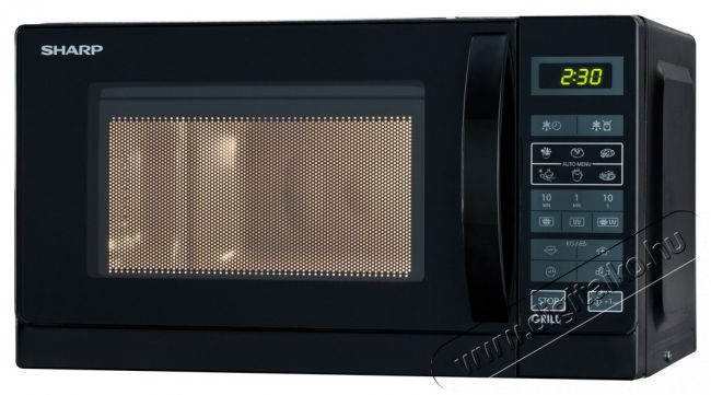 SHARP R642BKE mikrohullámú sütő - fekete Konyhai termékek - Mikrohullámú sütő - Mikrohullámú sütő (szabadonálló) - 291450