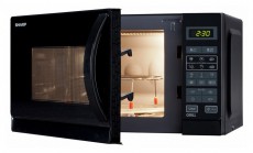 SHARP R642BKW mikrohullámú sütő Konyhai termékek - Mikrohullámú sütő - Mikrohullámú sütő (szabadonálló) - 297032