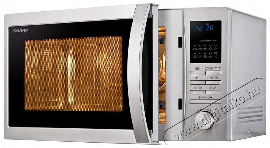 SHARP R822STWE mikrohullámú sütő Konyhai termékek - Mikrohullámú sütő - Mikrohullámú sütő (szabadonálló) - 289604