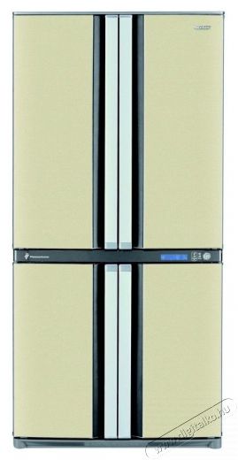 SHARP SJF78PEBE hűtőszekrény Konyhai termékek - Hűtő, fagyasztó (szabadonálló) - Amerikai típusú Side By Side hűtő - 298868
