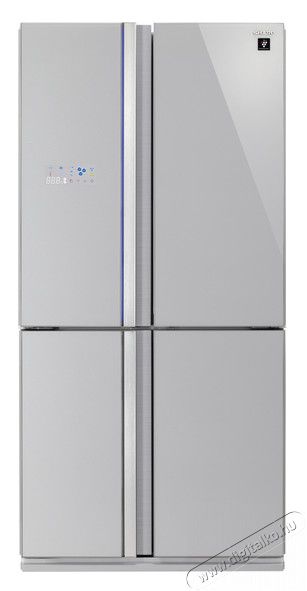 SHARP SJFS810VSL hűtőszekrény Konyhai termékek - Hűtő, fagyasztó (szabadonálló) - Amerikai típusú Side By Side hűtő - 289172