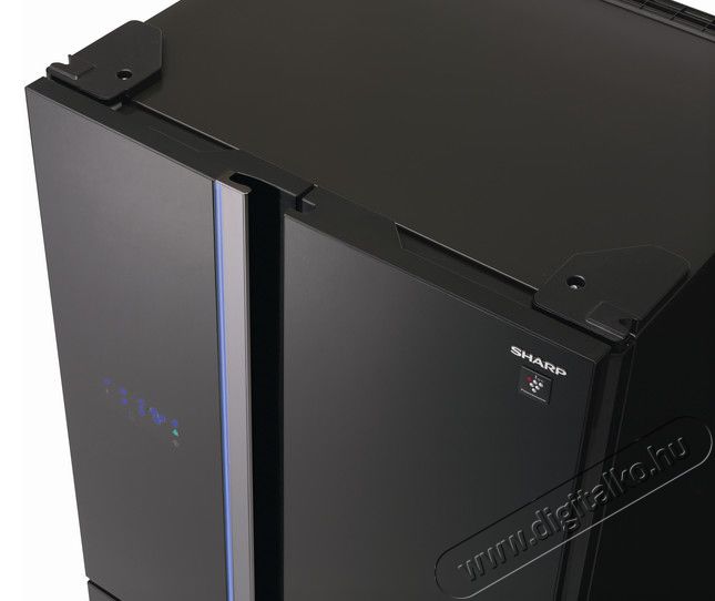 SHARP SJFS820VBK hűtőszekrény Konyhai termékek - Hűtő, fagyasztó (szabadonálló) - Alulfagyasztós kombinált hűtő - 289173