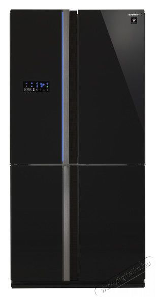 SHARP SJFS820VBK hűtőszekrény Konyhai termékek - Hűtő, fagyasztó (szabadonálló) - Alulfagyasztós kombinált hűtő - 289173