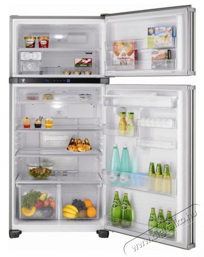 SHARP SJPD691SS hűtőszekrény Konyhai termékek - Hűtő, fagyasztó (szabadonálló) - Felülfagyasztós kombinált hűtő - 289153