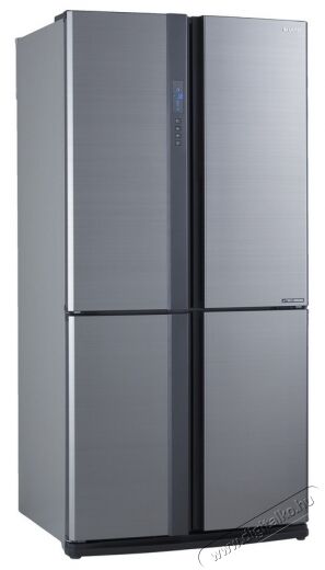 SHARP SJEX820FSL hűtőszekrény Konyhai termékek - Hűtő, fagyasztó (szabadonálló) - Amerikai típusú Side By Side hűtő - 306091