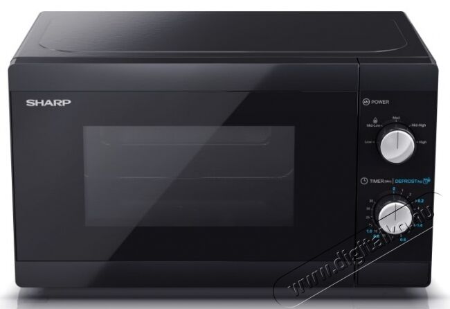 SHARP YC-MS01EB 20L mikrohullámú sütő Konyhai termékek - Mikrohullámú sütő - Mikrohullámú sütő (szabadonálló) - 363954