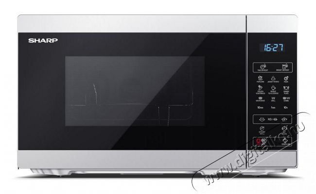 SHARP YC-MG02E-S mikrohullámú sütő - Szépséghibás Konyhai termékek - Mikrohullámú sütő - Mikrohullámú sütő (szabadonálló) - 403821