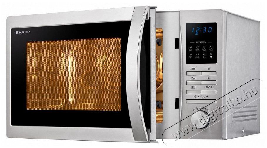 SHARP R322STWE mikrohullámú sütő Konyhai termékek - Mikrohullámú sütő - Mikrohullámú sütő (szabadonálló) - 289609