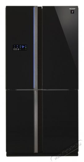 SHARP SJFS810VBK hűtőszekrény Konyhai termékek - Hűtő, fagyasztó (szabadonálló) - Amerikai típusú Side By Side hűtő - 289171