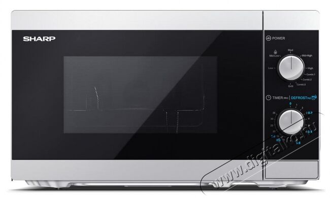 SHARP YC-MG01E-S mikrohullámú sütő Konyhai termékek - Mikrohullámú sütő - Mikrohullámú sütő (szabadonálló) - 346911