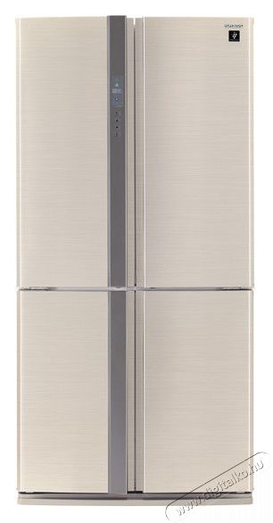 SHARP SJFP810VBE hűtőszekrény Konyhai termékek - Hűtő, fagyasztó (szabadonálló) - Amerikai típusú Side By Side hűtő - 289168