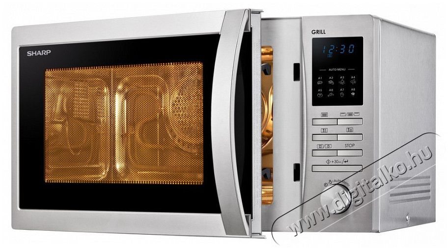 SHARP R722STWE mikrohullámú sütő Konyhai termékek - Mikrohullámú sütő - Mikrohullámú sütő (szabadonálló) - 289607