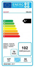 SHARP 50BL2EA Ultra HD Smart LED televízió Televíziók - LED televízió - UHD 4K felbontású - 353393
