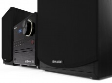 SHARP XL-B512BK Bluetooth mikrohifi rendszer - fekete, fa hangszórókkal Audio-Video / Hifi / Multimédia - Hifi - Sztereó - Mikro-, mini hifi rendszer - 369933