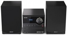 SHARP XL-B512BK Bluetooth mikrohifi rendszer - fekete, fa hangszórókkal Audio-Video / Hifi / Multimédia - Hifi - Sztereó - Mikro-, mini hifi rendszer - 369933