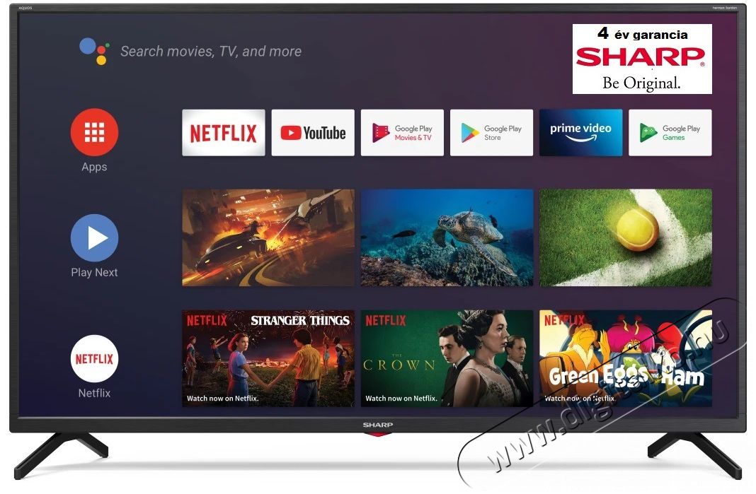 SHARP 40BN3EA Ultra HD Smart LED televízió Televíziók - LED televízió - UHD 4K felbontású - 363763