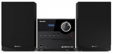 SHARP XL-B512BK Bluetooth mikrohifi rendszer - fekete, fa hangszórókkal Audio-Video / Hifi / Multimédia - Hifi - Sztereó - Mikro-, mini hifi rendszer - 369933