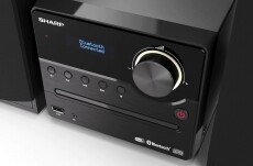 SHARP XL-B512BK Bluetooth mikrohifi rendszer - fekete, fa hangszórókkal Audio-Video / Hifi / Multimédia - Hifi - Sztereó - Mikro-, mini hifi rendszer - 369933