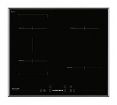 SHARP KH6I27CS00EU indukciós főzőlap Konyhai termékek - Sütő-főzőlap, tűzhely (beépíthető) - Indukciós főzőlap (beépíthető) - 306084