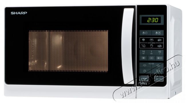 SHARP R642WE mikrohullámú sütő - fehér Konyhai termékek - Mikrohullámú sütő - Mikrohullámú sütő (szabadonálló) - 291449
