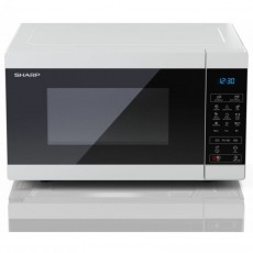 SHARP YC-MG51EW mikrohullámú sütő - fehér-fekete  Konyhai termékek - Mikrohullámú sütő - Mikrohullámú sütő (szabadonálló) - 371608