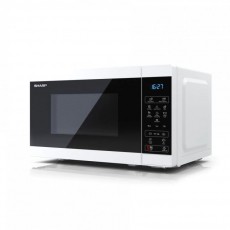 SHARP YC-MS02EW mikrohullámú sütő - fehér fekete  Konyhai termékek - Mikrohullámú sütő - Mikrohullámú sütő (szabadonálló) - 371611