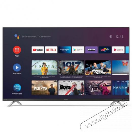 SHARP 50DN2EA Ultra HD Smart LED televízió Televíziók - LED televízió - UHD 4K felbontású - 372529