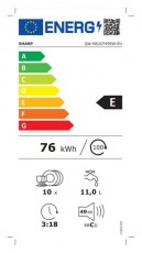 SHARP QW-NS1CF49ES-EU MOSOGATÓGÉP 45CM Konyhai termékek - Mosogatógép - Keskeny (45cm-ig) szabadonálló mosogatógép - 372762