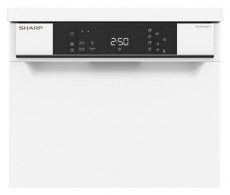 SHARP QW-NS1CF49EW-EU Mosogatógép 45CM Konyhai termékek - Mosogatógép - Keskeny (45cm-ig) szabadonálló mosogatógép - 372764