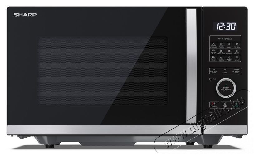 SHARP YC-QG234AEB mikrohullámú sütő  Konyhai termékek - Mikrohullámú sütő - Mikrohullámú sütő (szabadonálló) - 380742