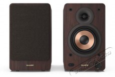 SHARP CP-SS30BR 2.0 Polchangszóró - barna Audio-Video / Hifi / Multimédia - Hangfal - Hangfalszett - Polc / állványos/ háttér hangsugárzó - 403808