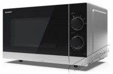 SHARP YC-PS201AE-S 20L mikrohullámú sütő ezüst Konyhai termékek - Mikrohullámú sütő - Mikrohullámú sütő (szabadonálló) - 403811