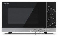 SHARP YC-PS201AE-S 20L mikrohullámú sütő ezüst Konyhai termékek - Mikrohullámú sütő - Mikrohullámú sütő (szabadonálló) - 403811