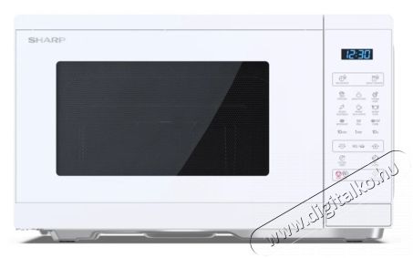SHARP YC-MG252AE-C 25L, digitális, grilles mikrohullámú sütő, fehér Konyhai termékek - Mikrohullámú sütő - Mikrohullámú sütő (szabadonálló) - 476074