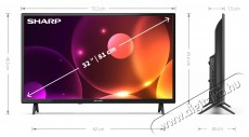 SHARP 32FA2E HD READY LED TV Televíziók - LED televízió - 720p HD Ready felbontású - 493182