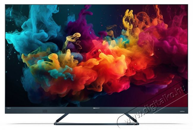 SHARP 50FQ5EG 126cm-es 4K UHD 144Hz Quantum Dot Sharp Google TV Harman Kardon hangszórókkal Televíziók - LED televízió - UHD 4K felbontású - 494540